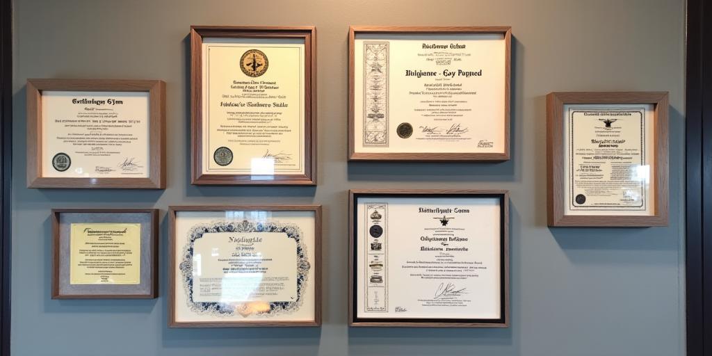 Professional Certifications and Awards